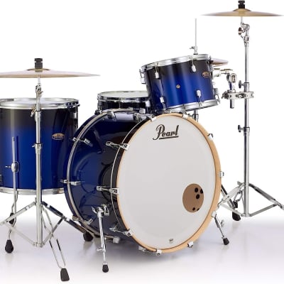 Pearl Decade Maple DMP943XP/C 3-piece Shell Pack - Gloss Kobalt Fade Lacquer image 3