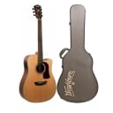 Washburn Heritage 100 Series | HD100SWCEK Acoustic Electric Guitar with Case - New Open Box