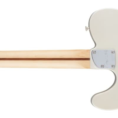 Fender Deluxe Nashville Telecaster Electric Guitar Maple Fingerboard, White Blonde w/ Deluxe Gigbag image 7