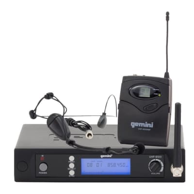 Gemini UHF 6100HL Single headset Wireless System Reverb