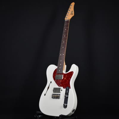 Suhr Alt T Semi Hollow Guitar Rosewood Olympic White 2023 (74396) image 10