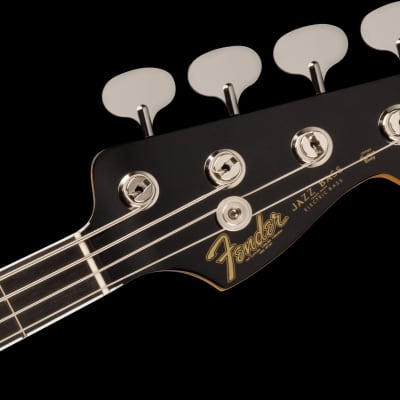 Fender Gold Foil Jazz Bass Ebony Fingerboard 2-Color Sunburst With Gig Bag image 6