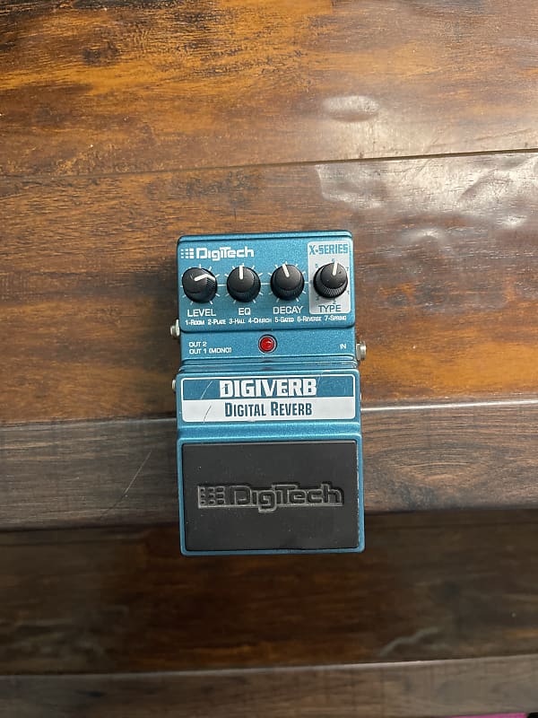 DigiTech Digiverb Digital Reverb 1990s - Blue