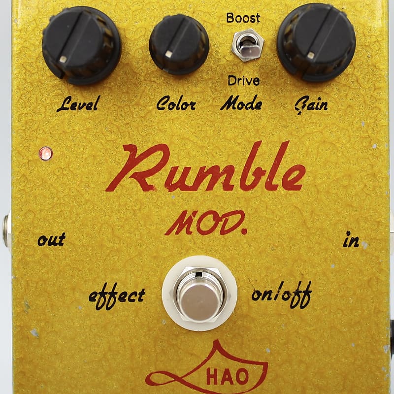 HAO Rumble Mod. Overdrive Guitar Effect Pedal 1103RMoD0685