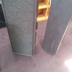 Kustom 4-10 Speaker Cabinet towers   black image 1