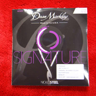 Dean Markley 2504 Signature Series 10-52 LTHB electric guitar strings image 1