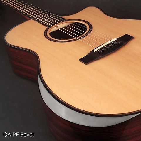 Cort Grand Auditorium Regal Bevel Cut Acoustic-Electric, Pau Ferro