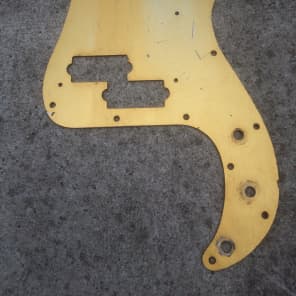 Fender Precision Bass Pickguard Relic Gold Anodized image 1