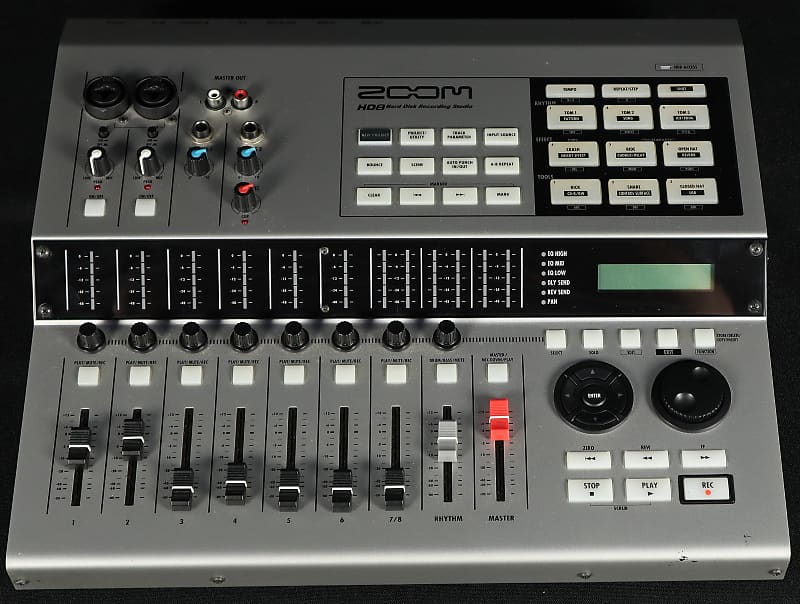 Zoom HD-8 Hard Disk Recording Studio 8-Track Recorder w/CD