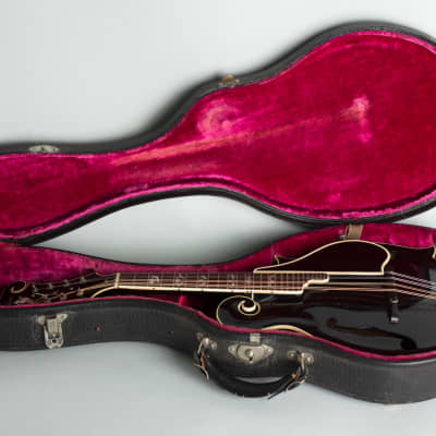Gibson  F-10 Carved Top Mandolin (1934), ser. #91445, original black hard shell case. image 10