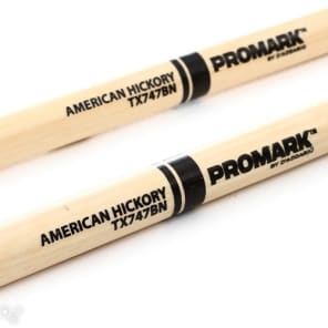 Promark Classic Forward Drumsticks - Hickory - 747B - Nylon Tip image 3