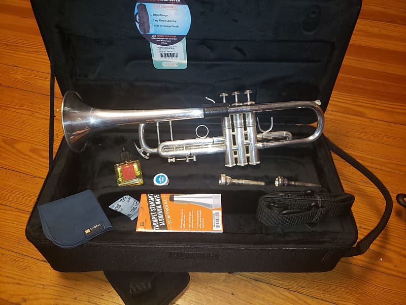 Bach Stradivarius 180S37 Silver Trumpet! Chem Cleaned, Near Reverb