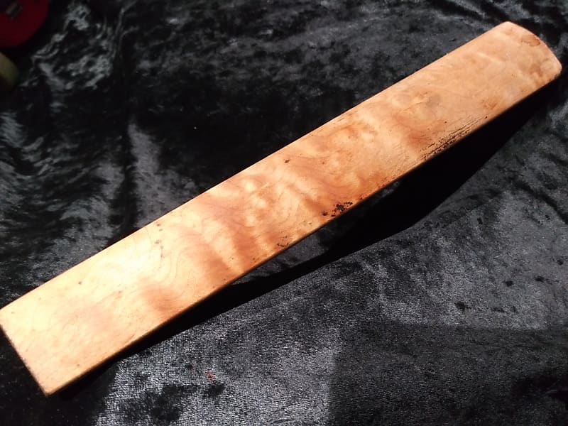 Handmade Beautiful Figured Maple 4/4 Violin Fingerboard Reverb