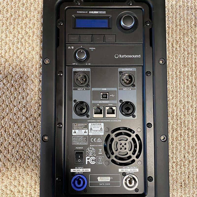 Klark Teknik Amplifier for Turbosound IQ15B Subwoofer