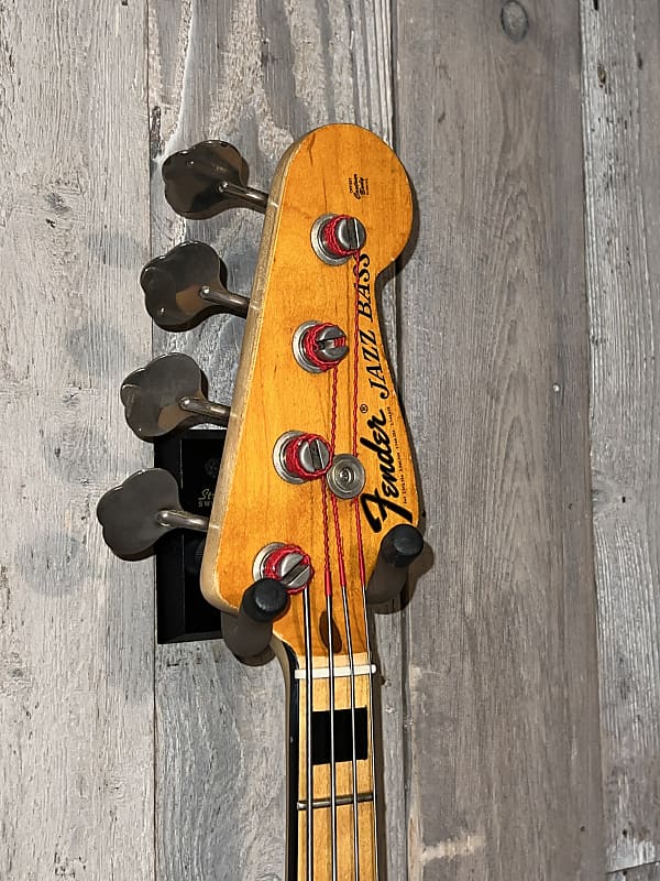 1971 Fender Jazz Bass Natural Walnut (Refinished), Bartolini
