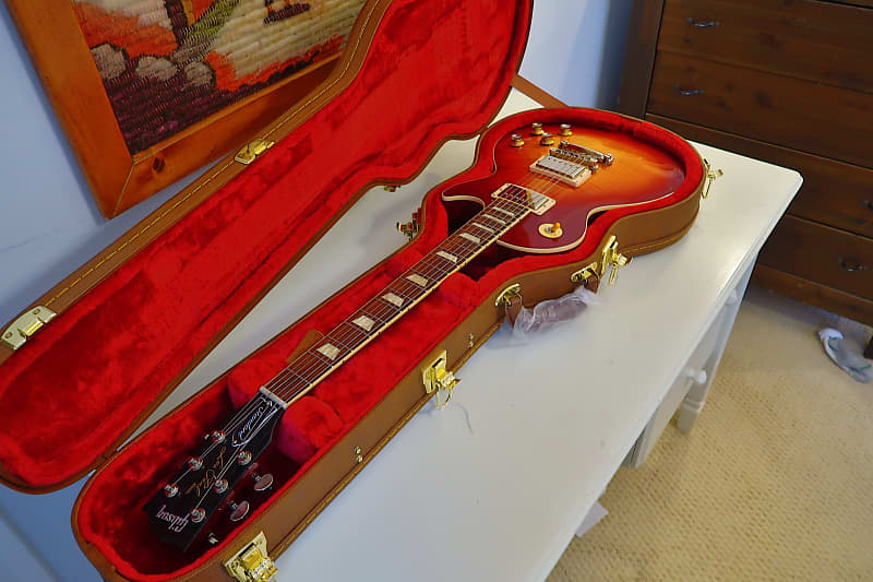 Gibson Wildwood Select Les Paul Standard '60s 2020 - Dark Cherry Burst image 1