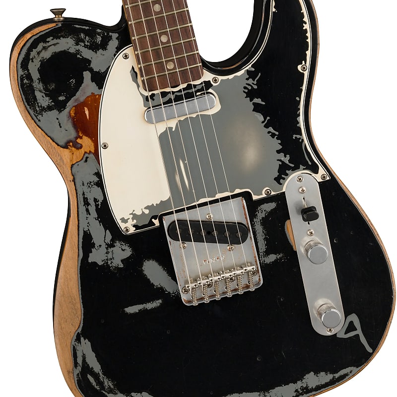 Fender Joe Strummer Signature '66 Telecaster Rosewood Fingerboard - Black over 3-Color Sunburst image 1