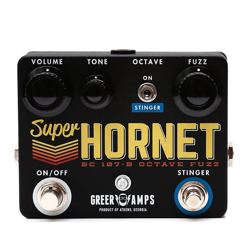 NEW! Greer Amps Super Hornet - Octave Fuzz Black FREE SHIPPING! image 1