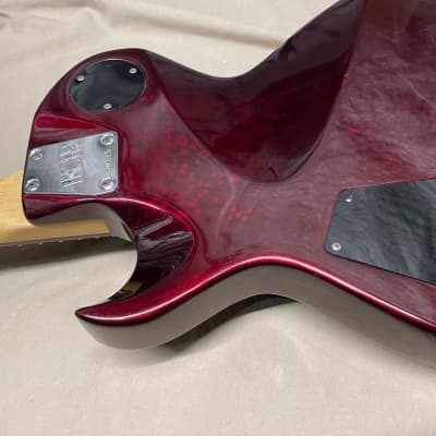 ESP LTD Eclipse Bolt-On Neck Singlecut Guitar - locking tuners missing backs! Red image 21