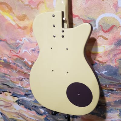 1990's Danelectro U2 ‘57 Reissue Cream Electric Guitar "Left Handed" (USED) "SOLD AS IS" image 12