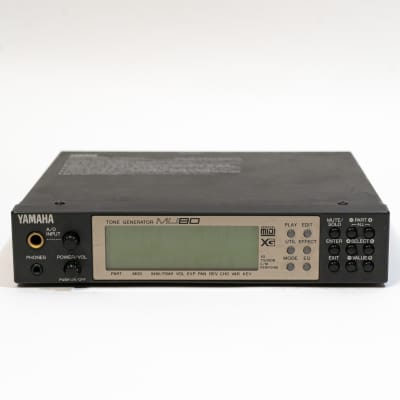 Yamaha MU80 Tone Generator Synthesizer Module with Power Supply imagen 2