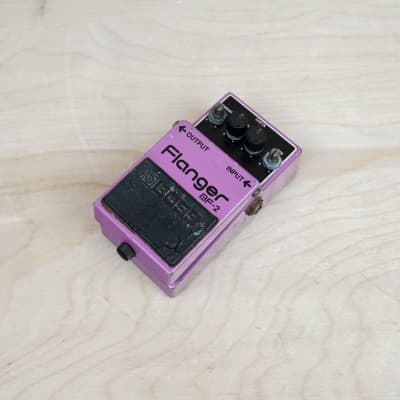 Boss BF-2 Flanger (Black Label) 1983 Purple Made In Japan for sale
