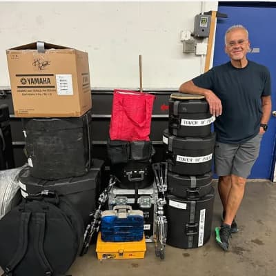 David Garibaldi's Tower of Power, Paiste 17" 3000 Series Thin Crash, Red Letter, 1980's image 6