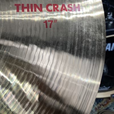 David Garibaldi's Tower of Power, Paiste 17" 3000 Series Thin Crash, Red Letter, 1980's image 5