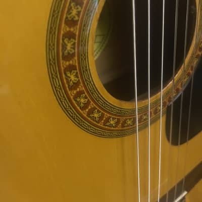 Global Model 455 Classical/Flamenco Guitar w/soft case - 1970s - Korea - Spruce/Cypress image 14