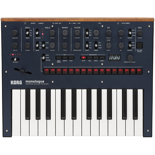 KORG monologue アナログシンセサイザー ゴールド Korg Monologue Monophonic Analog Synthesizer | Reverb