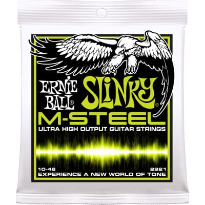 Ernie Ball EB2921 10-46 M-Steel Slinky Regular - Electric Guitar Strings Bild 1