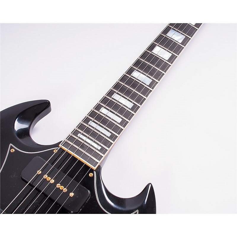 Gibson Custom SG Custom P90 VOS, Maestro Trem, Lamp Black