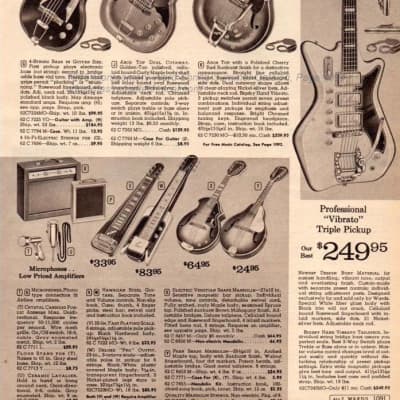 Airline 7262 / Kay 593 / Kay Barney Kessel Swingmaster P-5 Archtop image 20