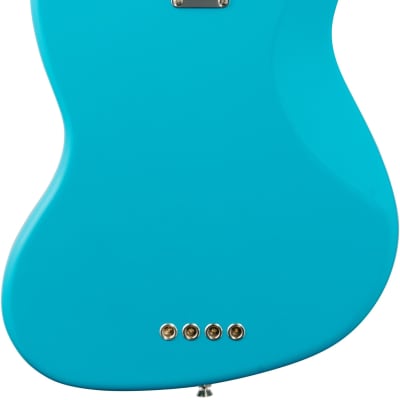 Fender American Pro II Jazz Bass, Rosewood Fingerboard (with Case), Miami Blue image 7