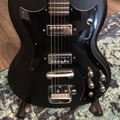 Lyle S-726 (SG style) 1965-1972 Black - Japanese Electric Guitar image 2