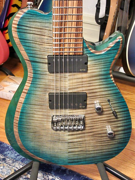 Kiesel SCB7 Single Cutaway Bevel Top 7 String | Reverb