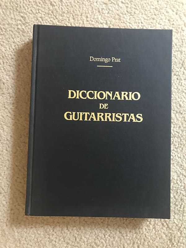 Diccionario de Guitarristas by Domingo Prat. Editions Orphee, Reverb
