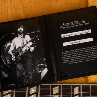 Gibson Custom Shop Jimmy Page EDS-1275 Doubleneck VOS '69 Cherry image 22