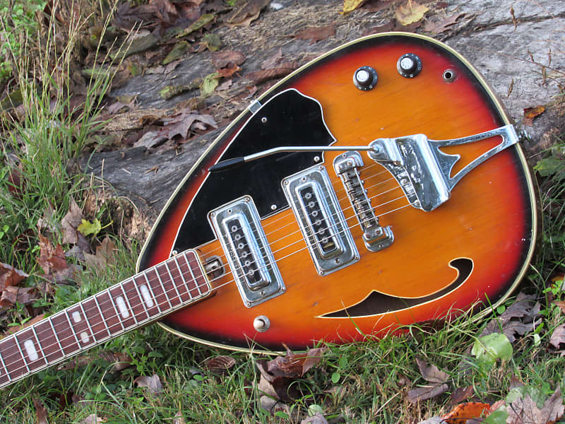 Funky~ 1967 Kawai Telestar Teardrop Guitar - Vintage Teisco
