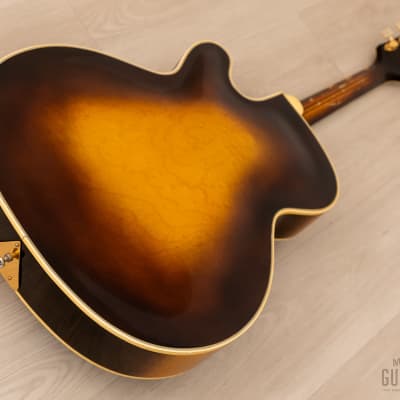 1955 Epiphone Zephyr Deluxe Regent Vintage Archtop Sunburst, Collector-Grade w/ Case image 16