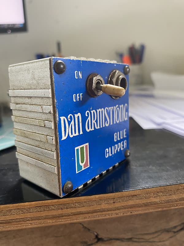 Dan Armstrong Blue Clipper Fuzz 1970s- Blue