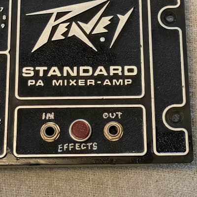 1974 Peavey Standard PA Mixer Amp Faceplate For Parts / Repair Switchcraft Jacks + CTS Pots Vintage Electronics image 7