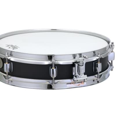 Pearl S1330B 13" x 3" Steel Piccolo Snare Drum - Black Lacquer image 2