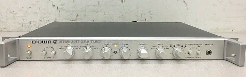 Crown Straight Line Two Preamp SL-2