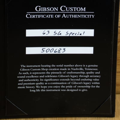 Gibson Custom 1963 SG Special Reissue Lightning Bar Gloss Green Sparkle 500683 image 7