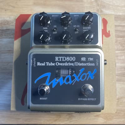Maxon RTD800 Real Tube Overdrive Distortion Pedal for sale