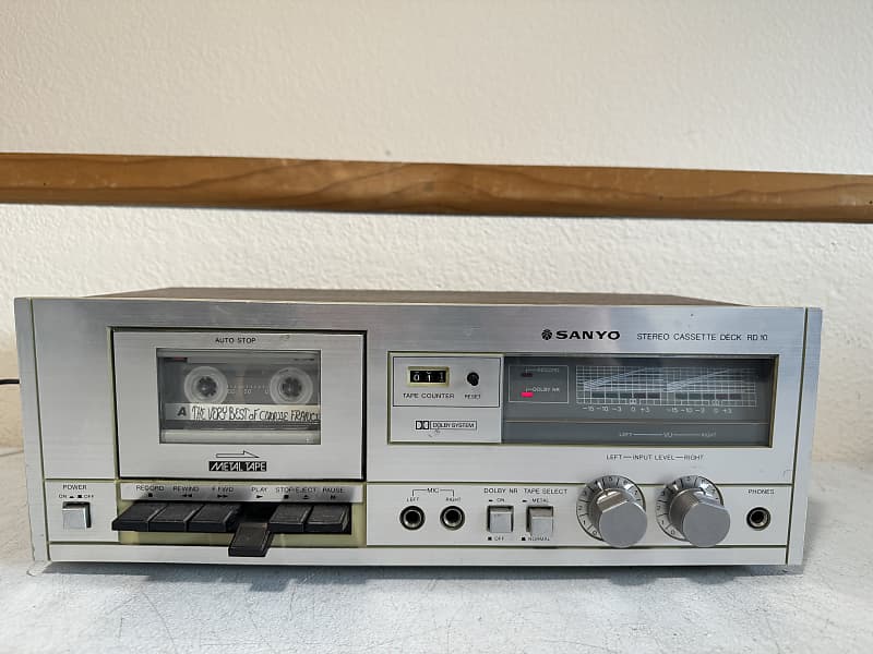 Sanyo RD10 Cassette Deck Vintage Tape Recorder HiFi Stereo Reverb