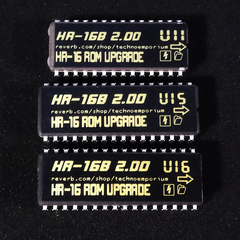 Alesis HR-16 parts - HR16B 2.00 ROM chipset image 1