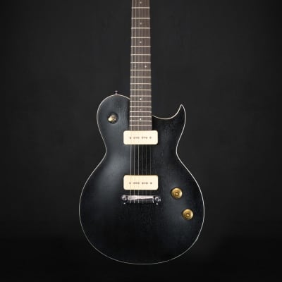 Aria Pro II PE-TR2 Electric Guitar (Black Open Pore) image 1
