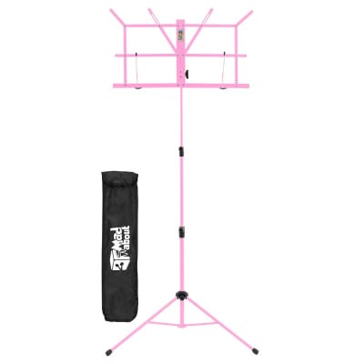 Mad About MA-MS05 Music Stand with Carry Bag, Pink for sale